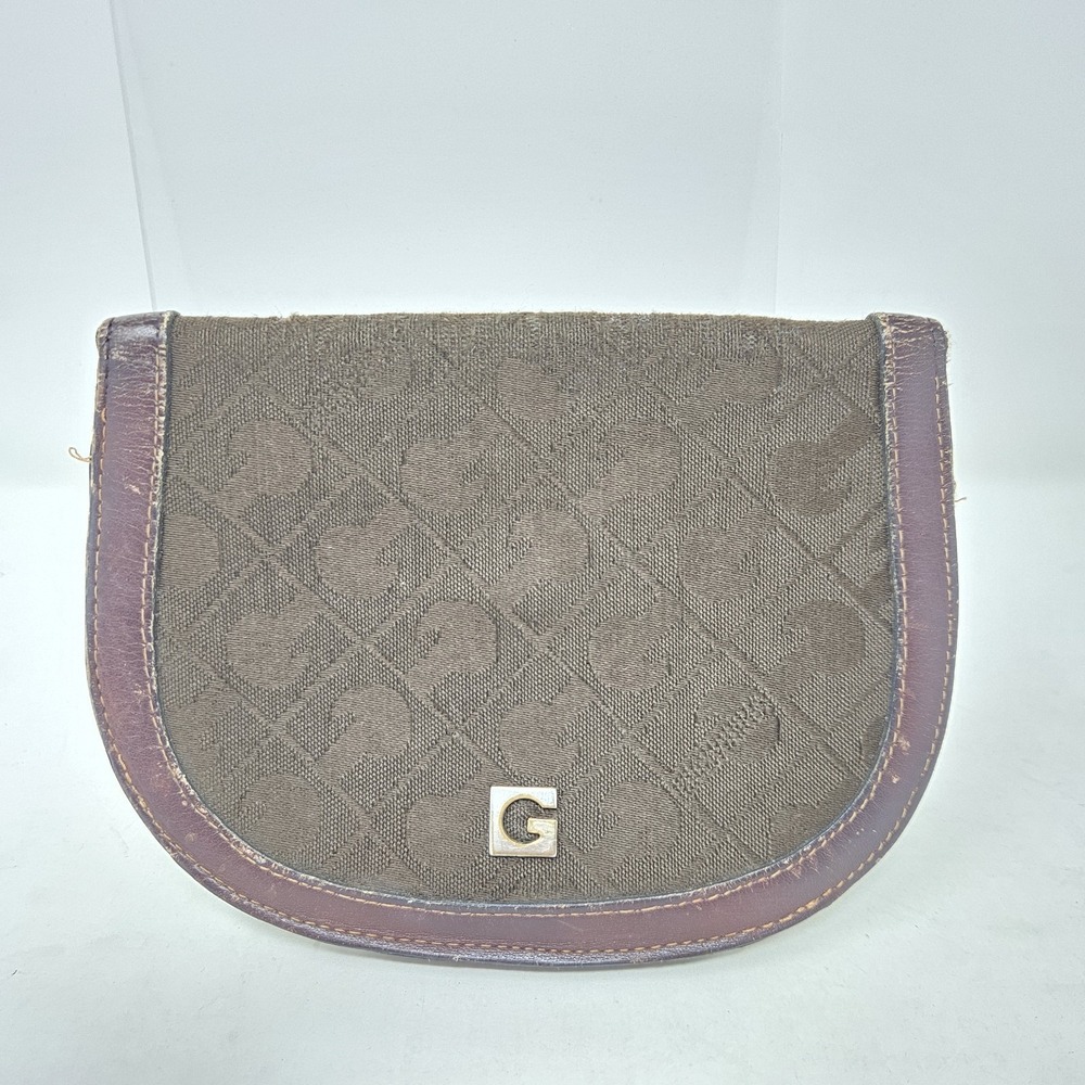 GHERARDINI Brown Credit Card Money Holder Wallet